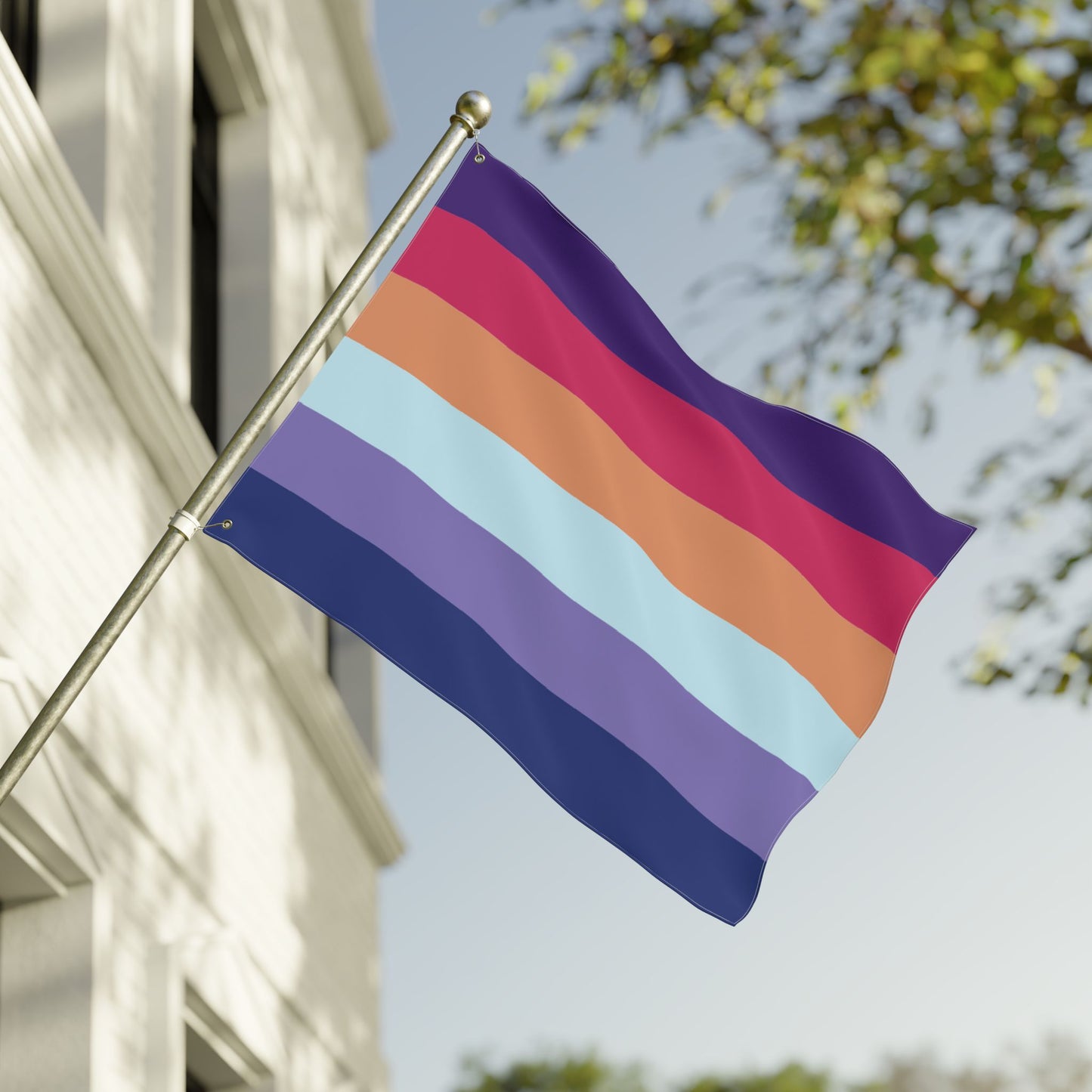 30'' × 40'' Lesboy Double-Sided Pride Flag with Grommets