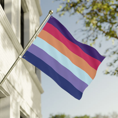 30'' × 40'' Lesboy Double-Sided Pride Flag with Grommets