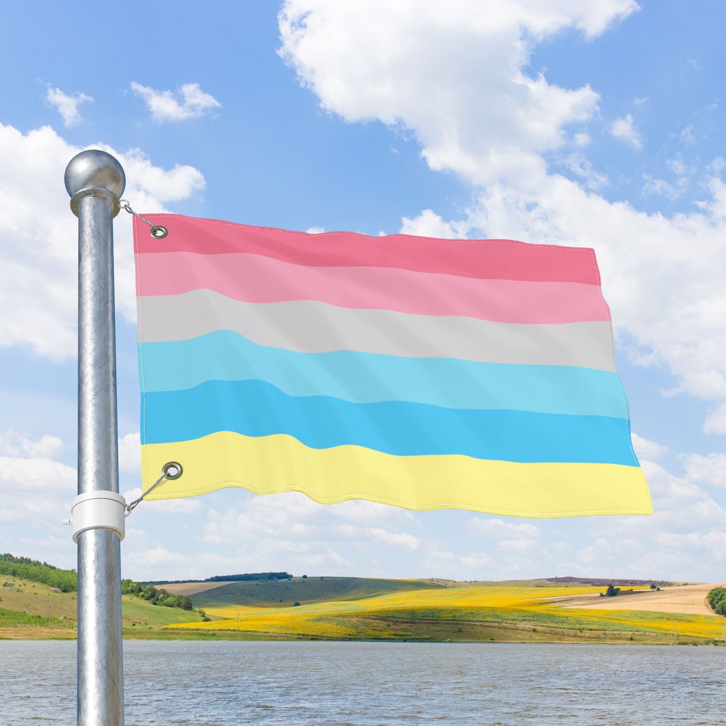 Genderflux Double-Sided Pride Flag with Grommets