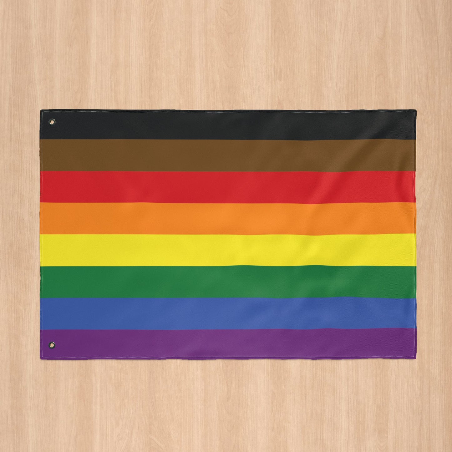 PoC Rainbow Pride Flag with Grommets