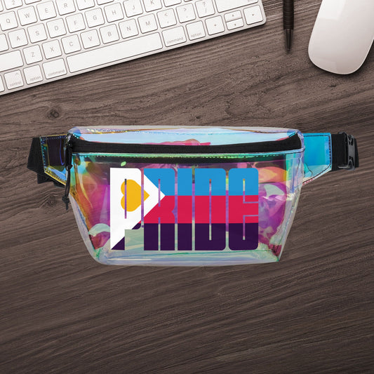 Polyamory Pride Heart Clear Fanny Pack