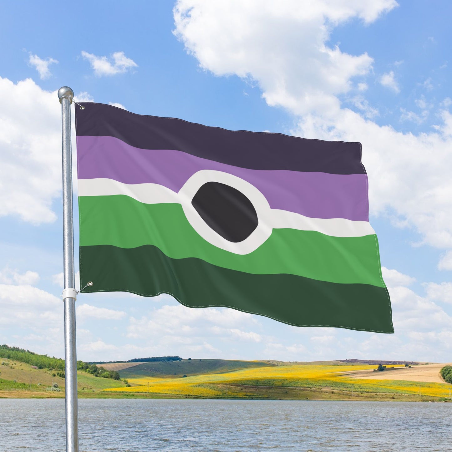 Voidpunk Pride Flag with Grommets