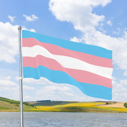 Transgender Pride Flag with Grommets