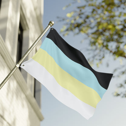 Requiesromantic 4-Stripe Pride Flag with Grommets