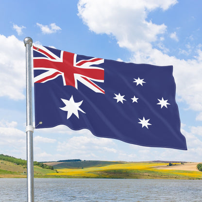 Australia Flag with Grommets