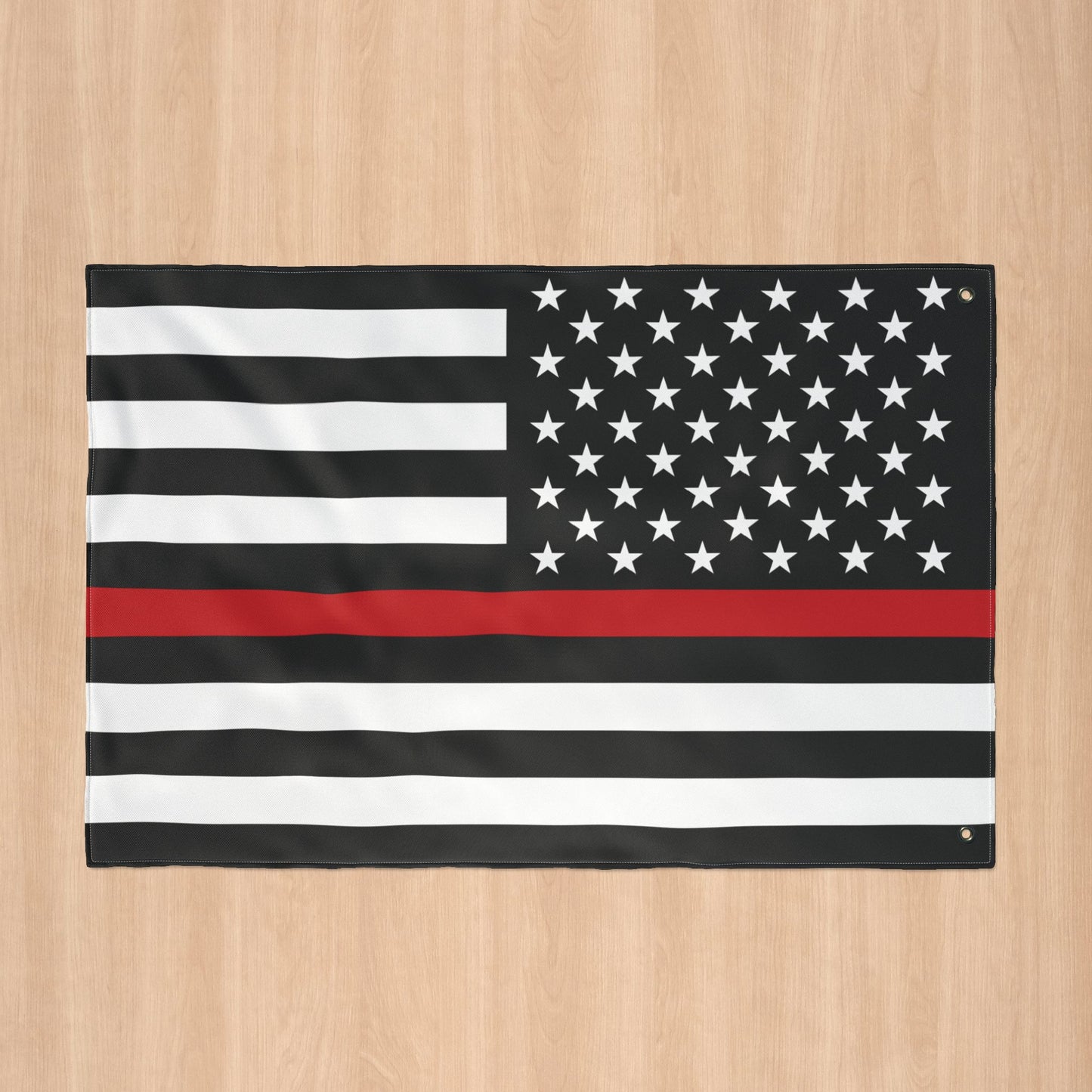 USA Thin Red Line American Flag with Grommets