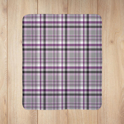 Demisexual Pride Plaid Fleece Sherpa Blanket