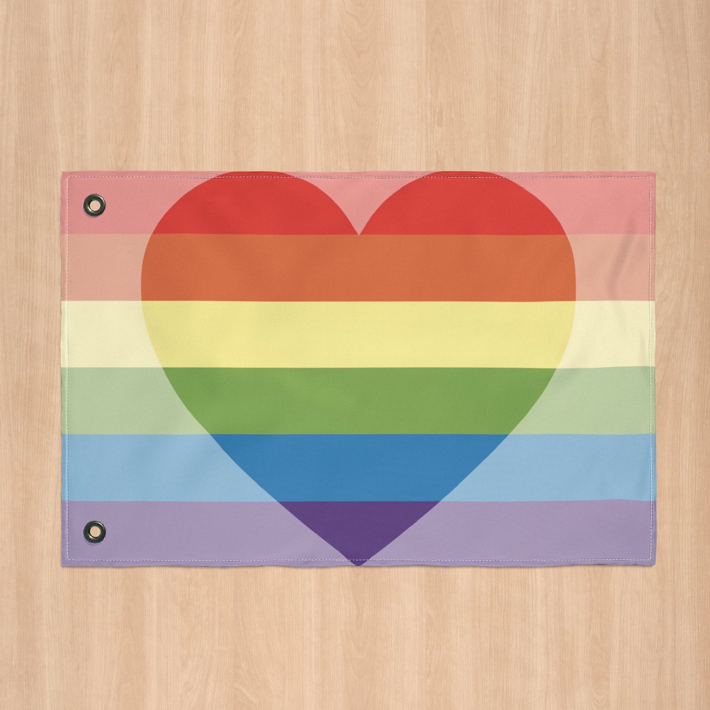 Homoromantic Pride Flag with Grommets