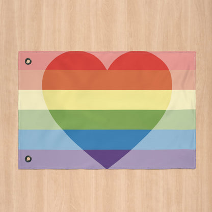 Homoromantic Pride Flag with Grommets