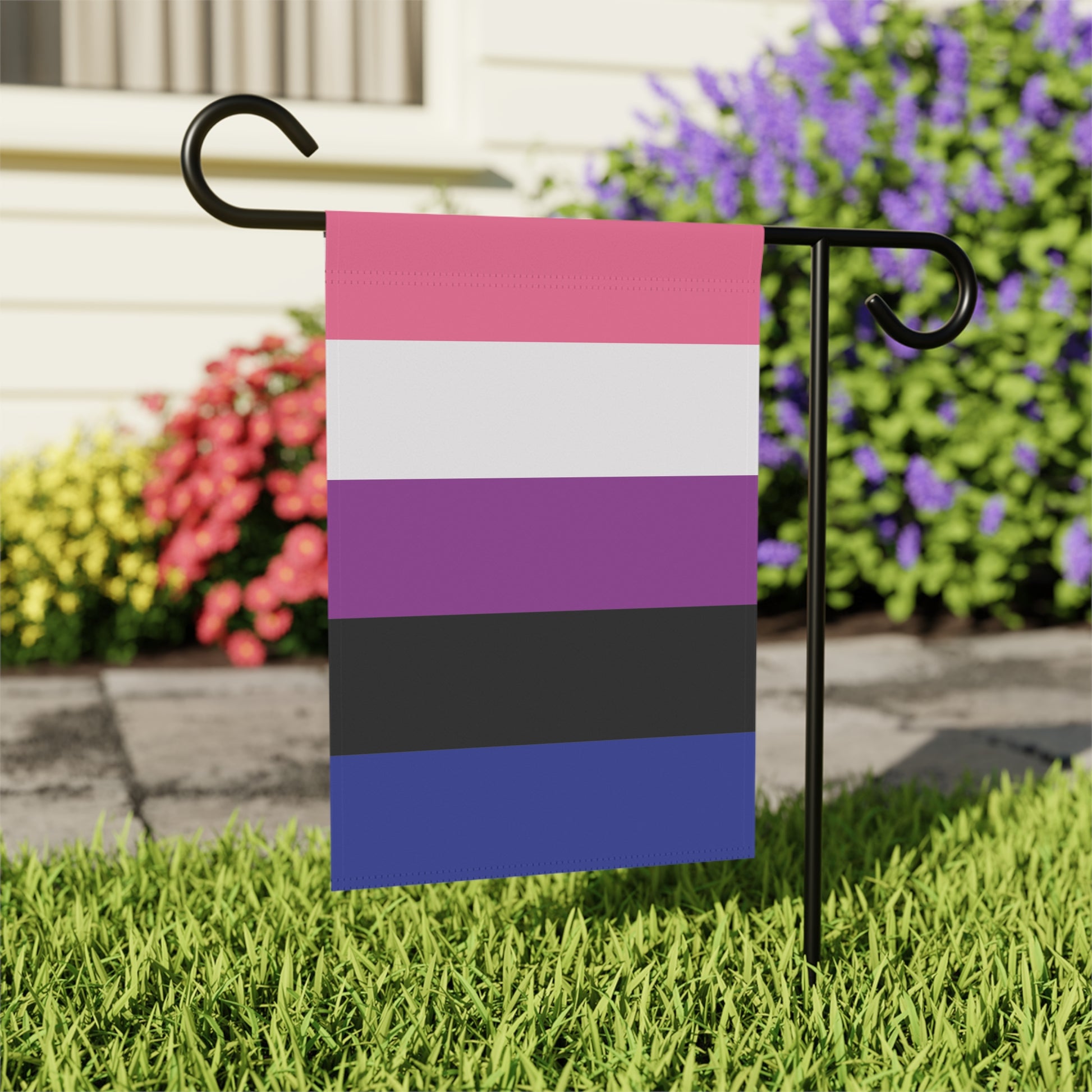 12'' × 18'' Genderfluid Pride Garden Flag Banner