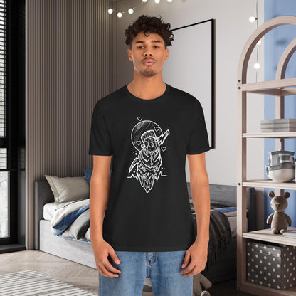 Frankenstein Lovebird, Line Art Tee