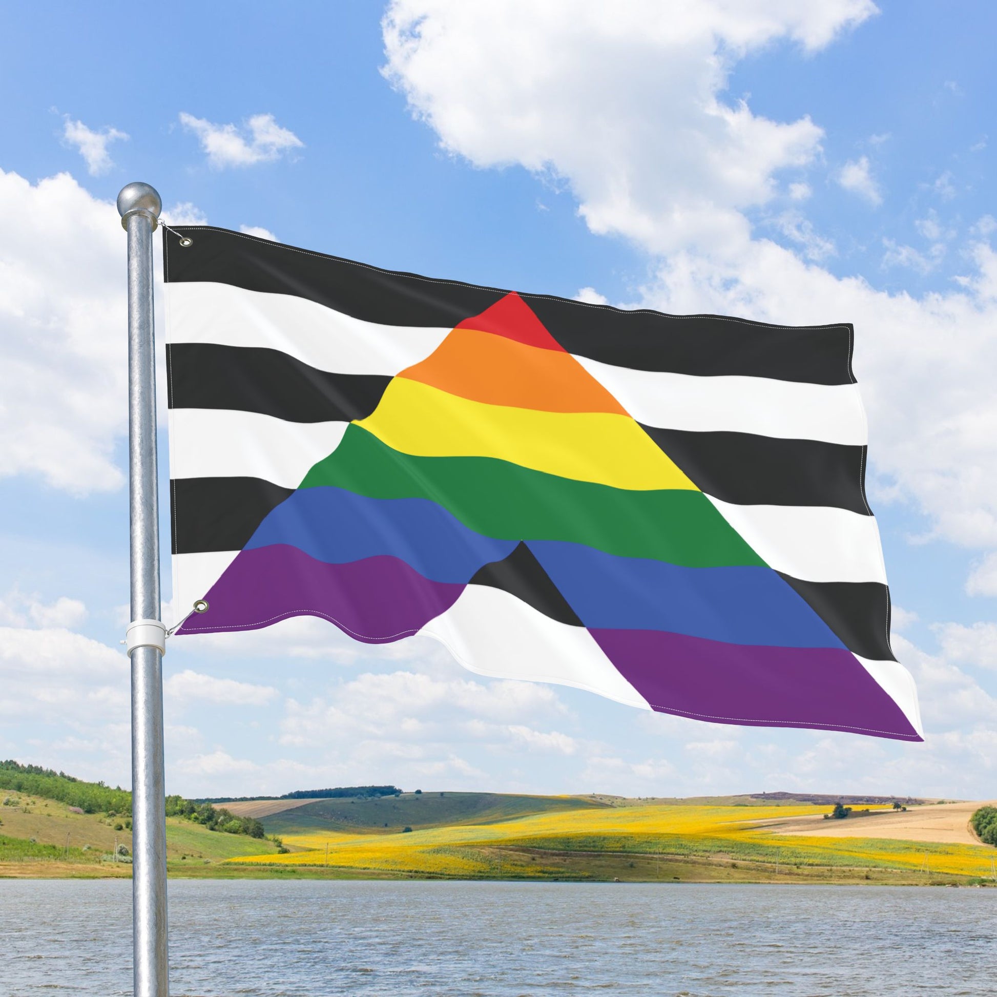 Ally Pride Flag with Grommets