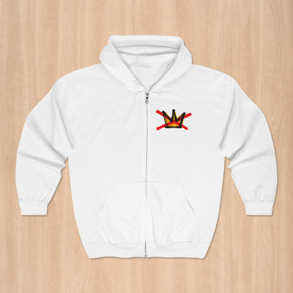 No Kings Protest Zip Hoodie