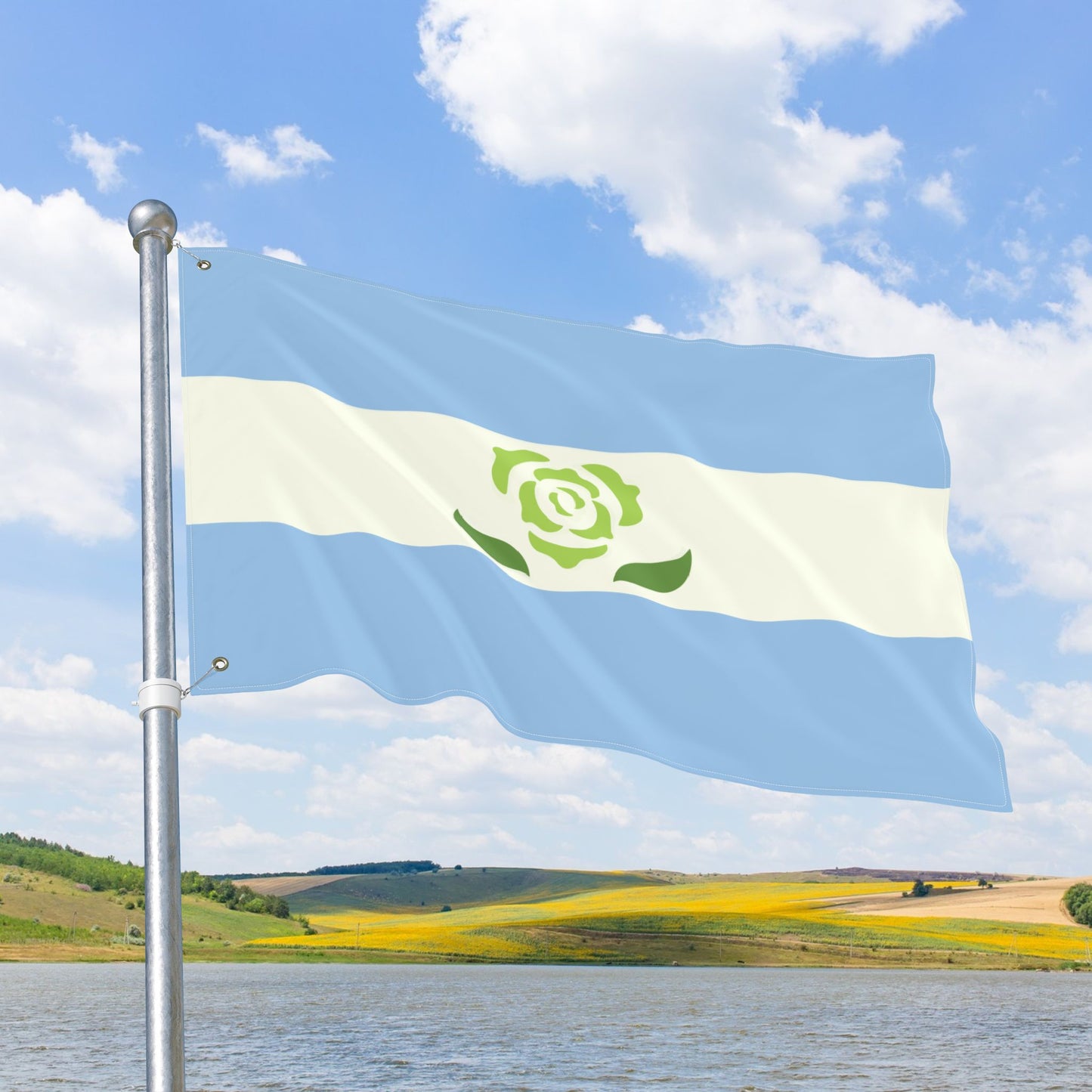 Achillean Double-Sided Pride Flag with Grommets