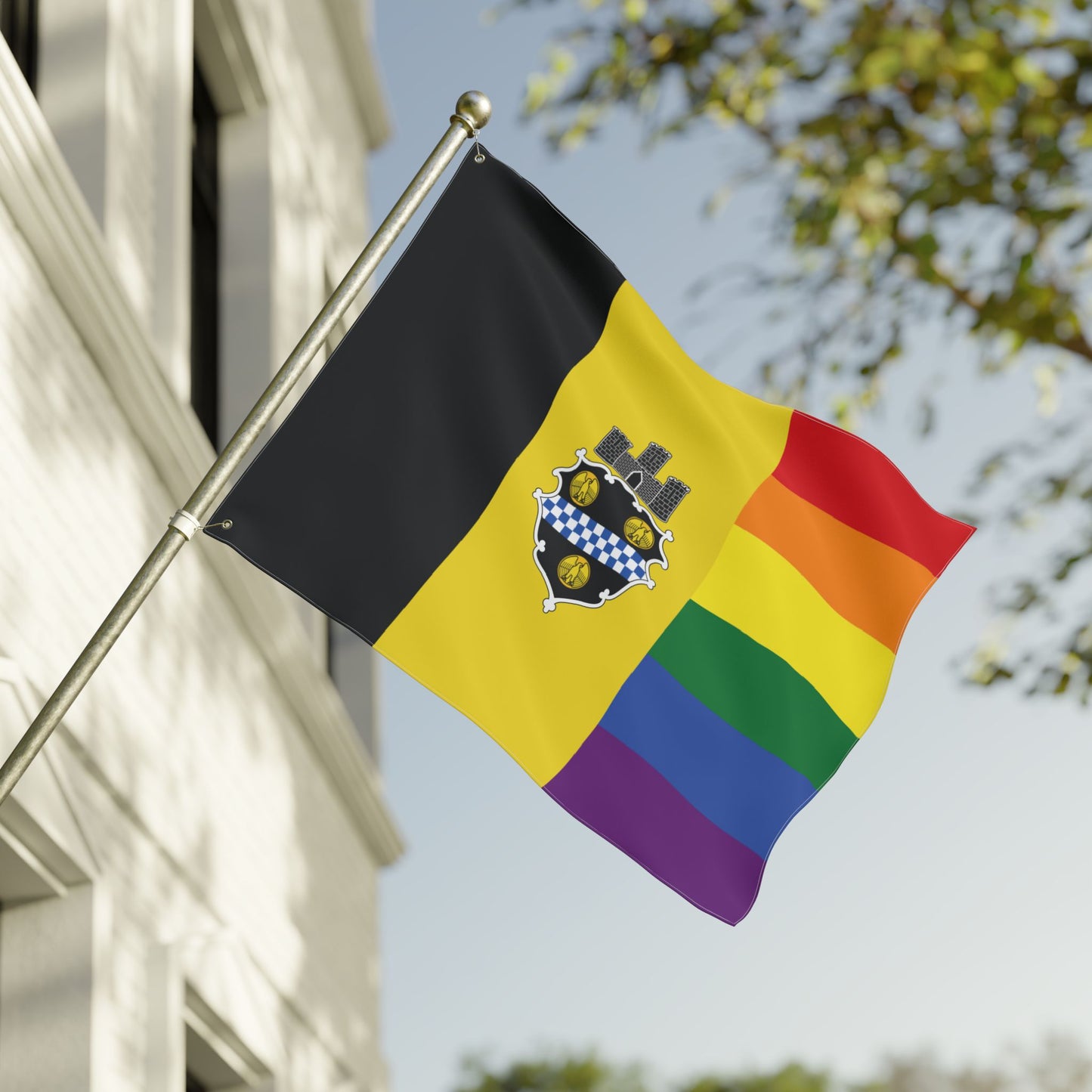 30'' × 40'' Pittsburgh Pride Flag with Grommets