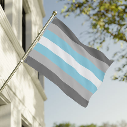 30'' × 40'' Demiboy Double-Sided Pride Flag with Grommets