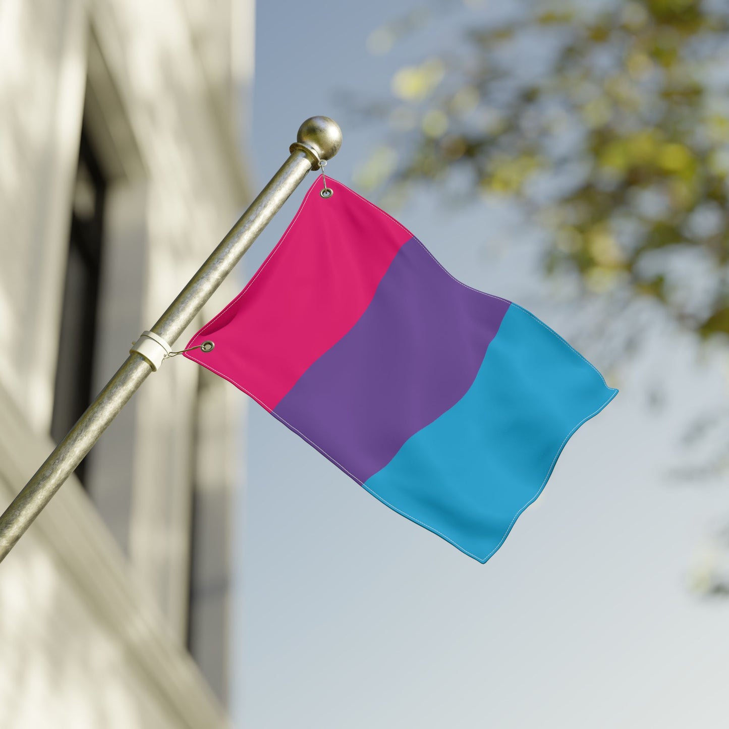 12'' × 18'' Androgyne Pride Flag with Grommets