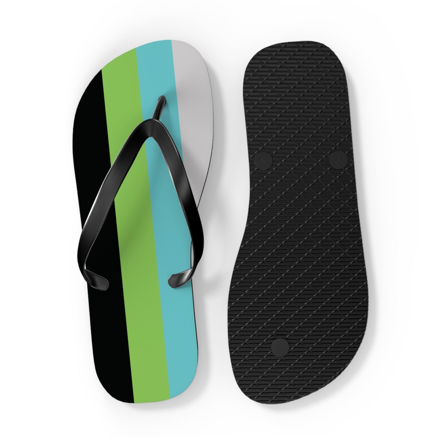 Quoiromantic Pride Flip Flops
