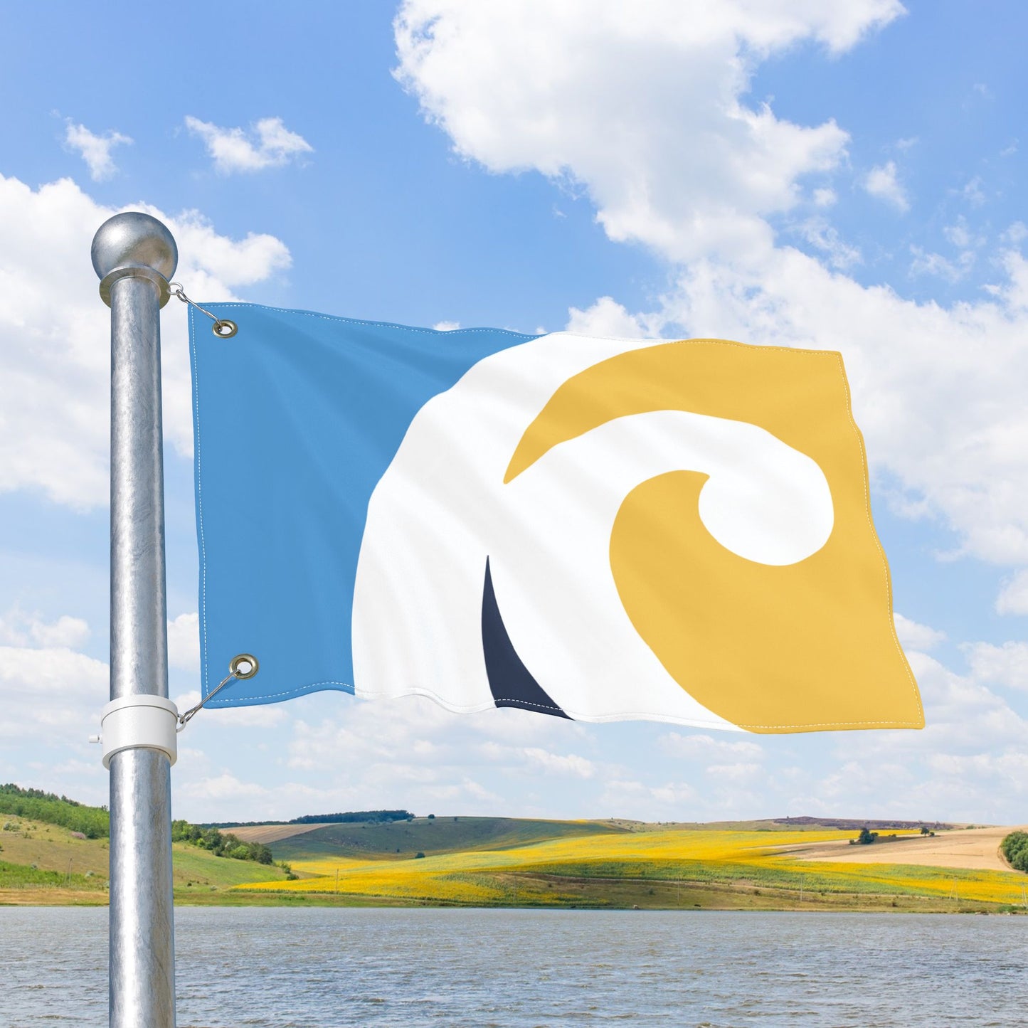 WI - Kenosha, Wisconsin Flag with Grommets