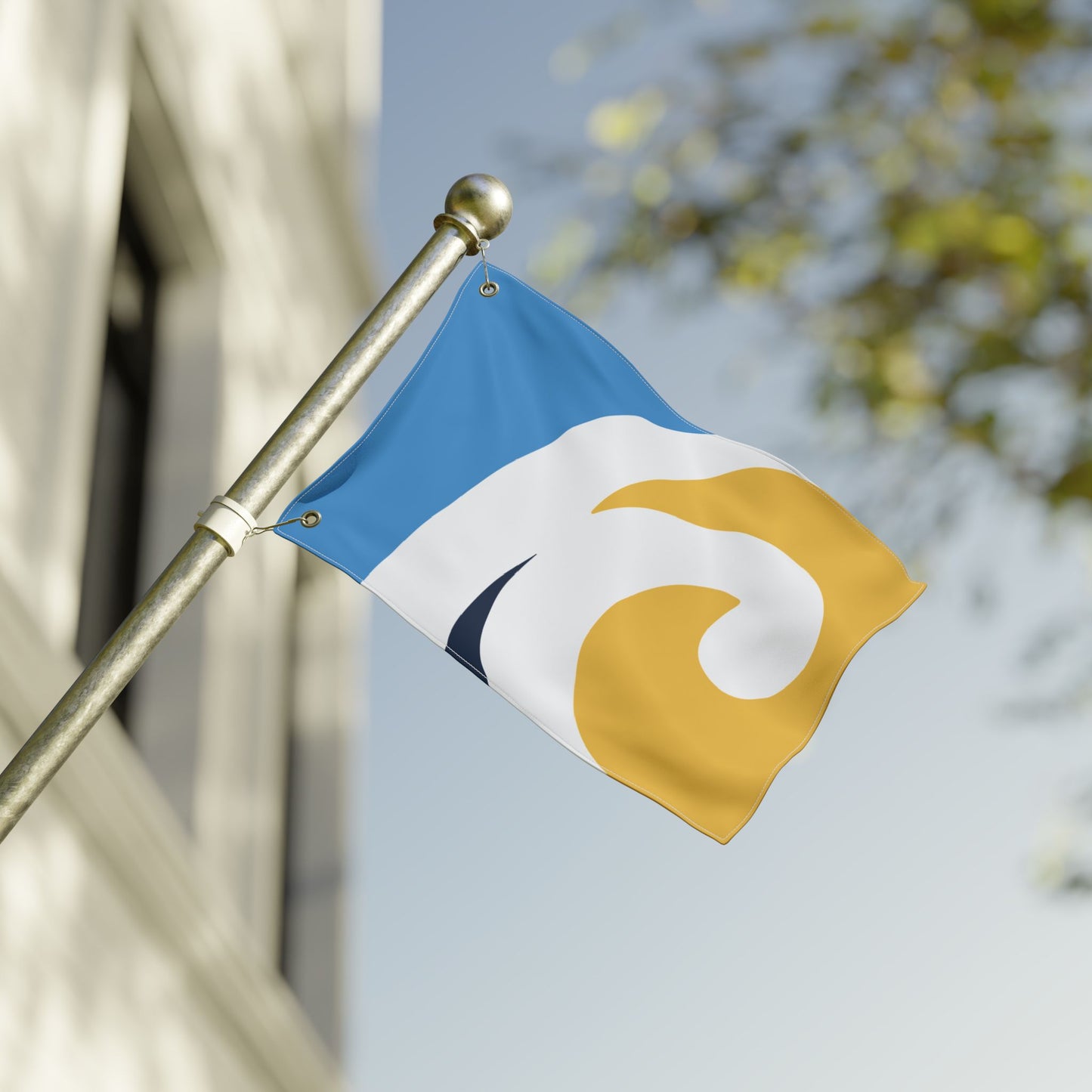12'' × 18'' WI - Kenosha, Wisconsin Flag with Grommets