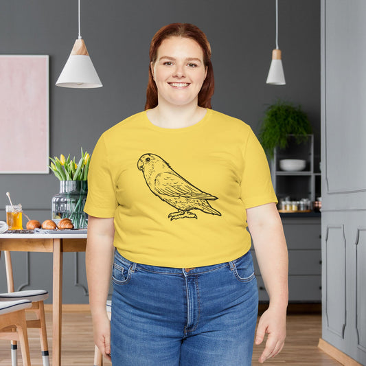 Holly Girl Lovebird, Line Art Tee