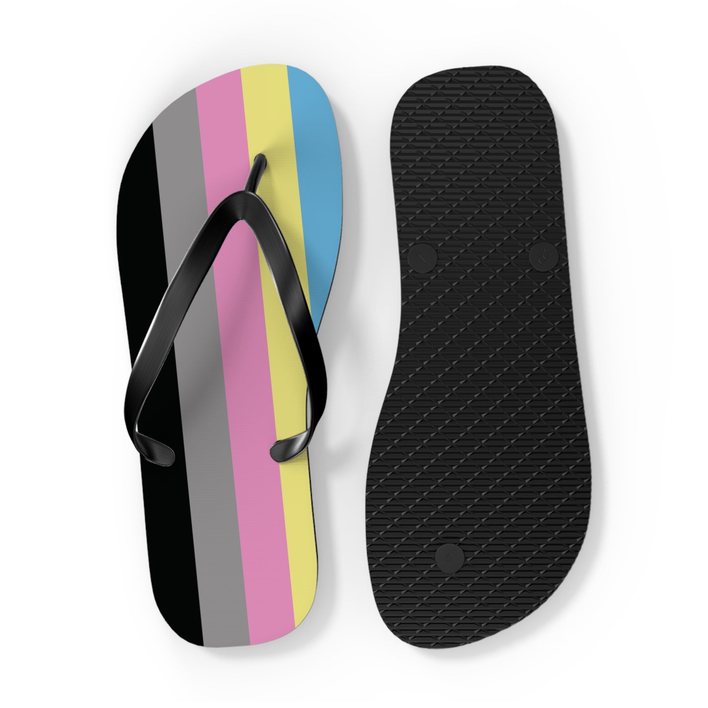 Polygender Pride Flip Flops