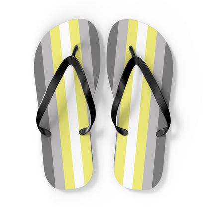 Demigender Pride Flip Flops
