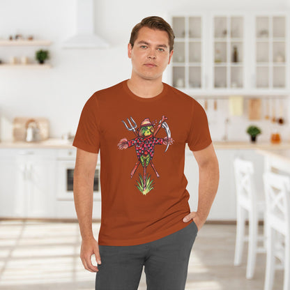 Scarecrow Lovebird, Hand-Drawn & Hand-Colored Tee