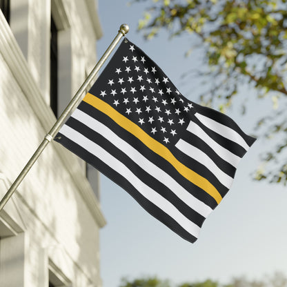 30'' × 40'' USA Thin Gold Line American Flag with Grommets