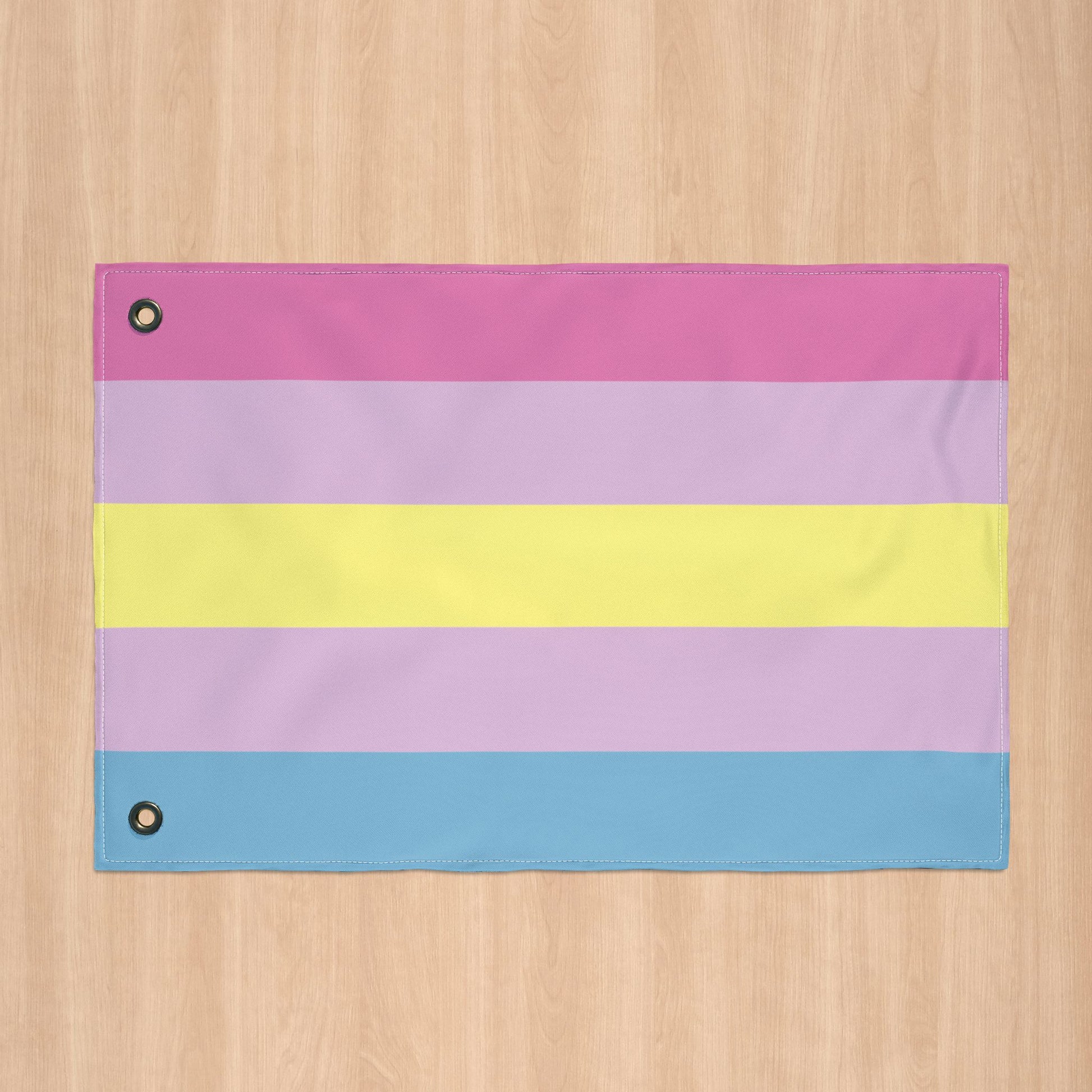Aporagender Double-Sided Pride Flag with Grommets