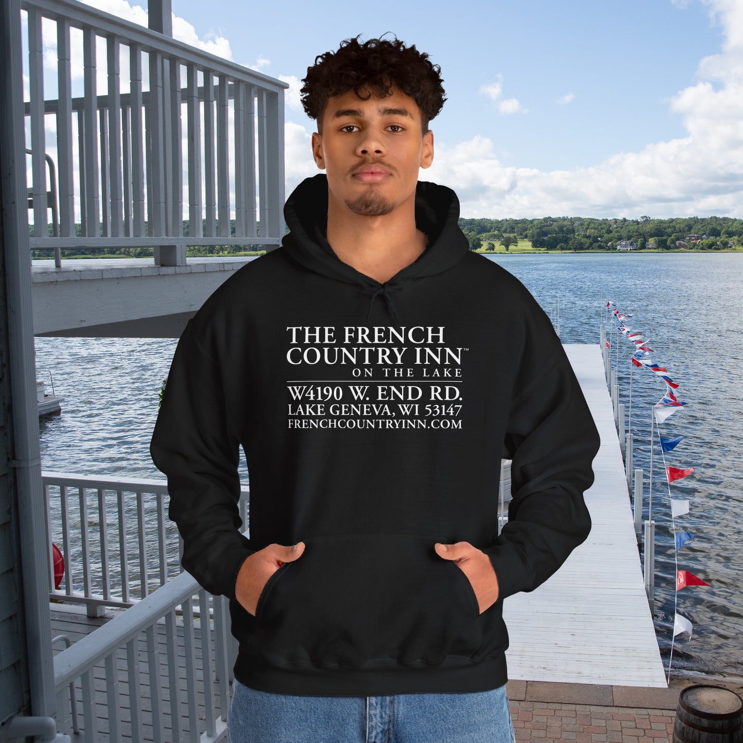 The French Country Inn Hooded Sweatshirt