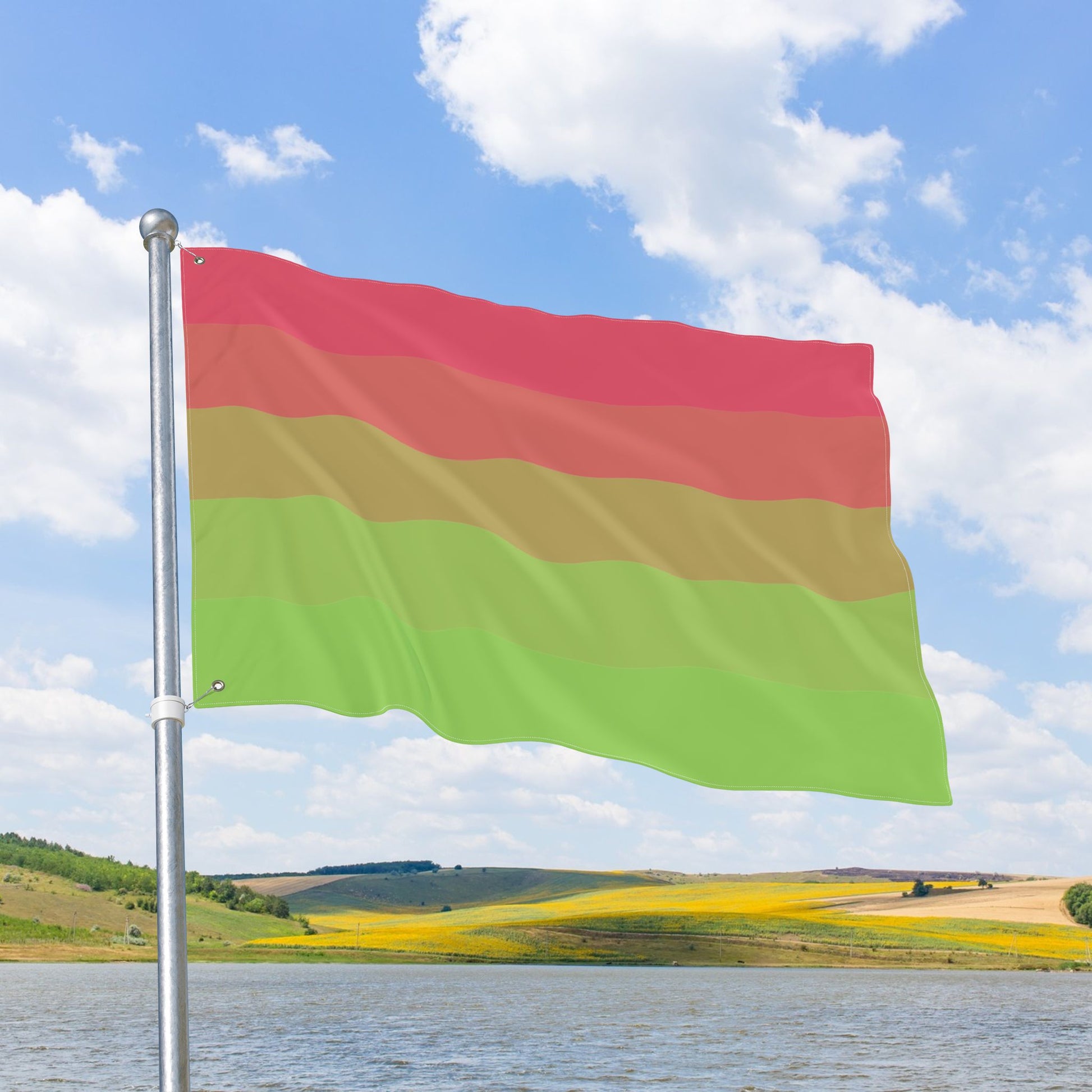 Aroflux Gradient Pride Flag with Grommets