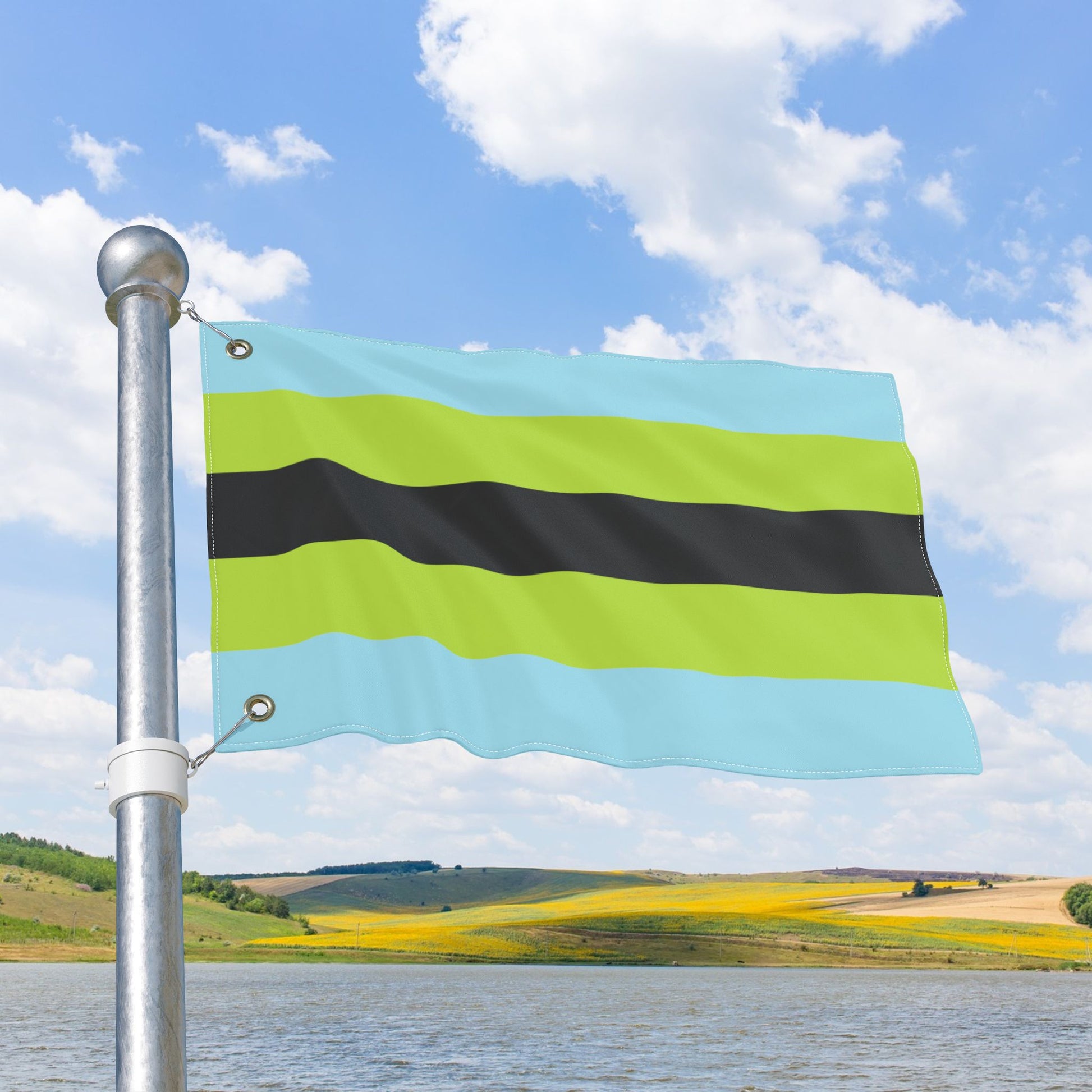 Quoigender Double-Sided Pride Flag with Grommets