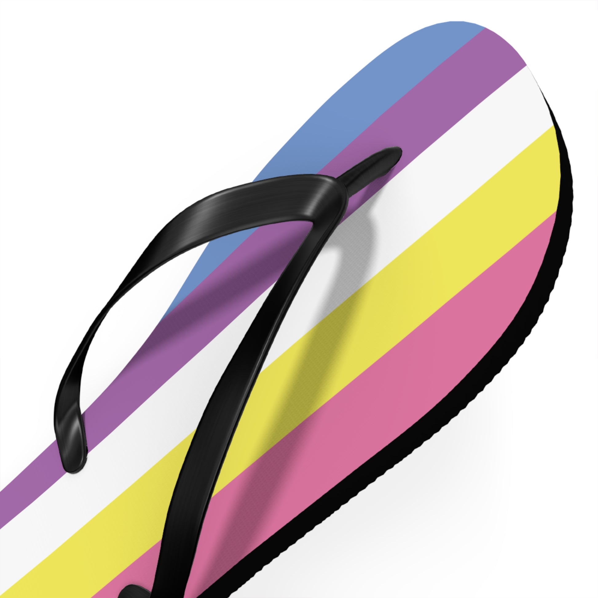 Bigender Pride Flip Flops