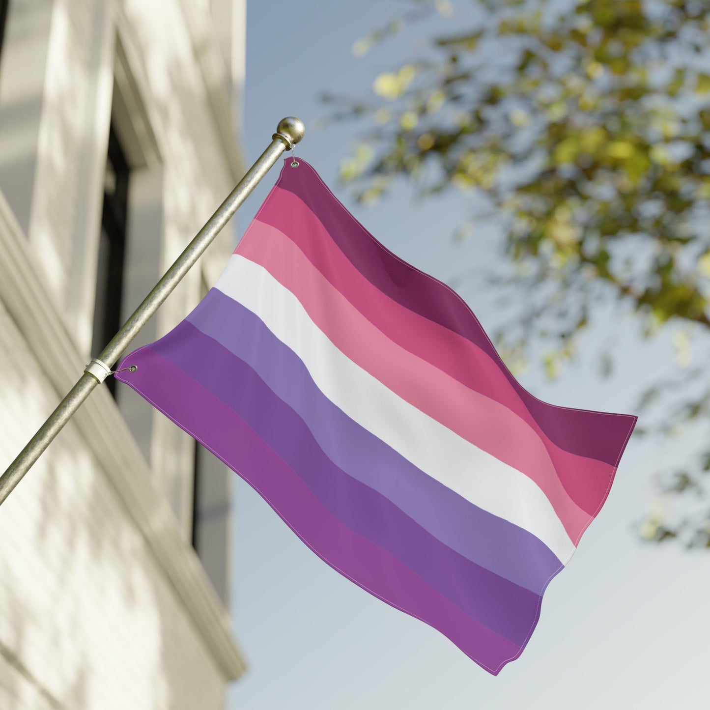 24'' × 36'' Almondsexual Double-Sided Pride Flag with Grommets