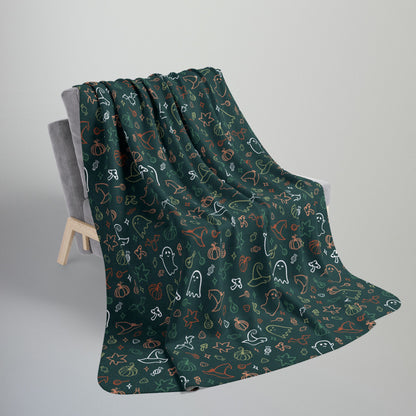 Nebulasexual Pride Halloween Fleece Sherpa Blanket
