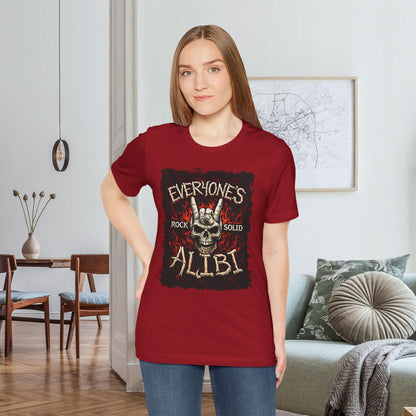 Everyone's Alibi Skull Hand T-Shirt
