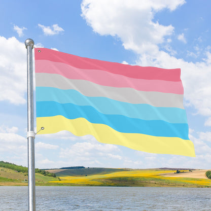 Genderflux Double-Sided Pride Flag with Grommets
