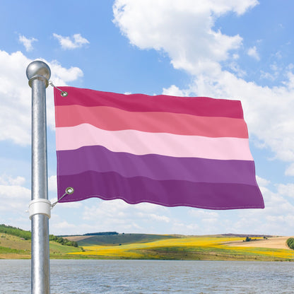 Aceflux Gradient Pride Flag with Grommets