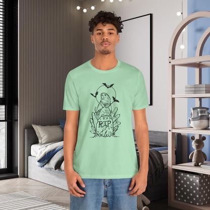 Vampire Lovebird, Line Art Tee