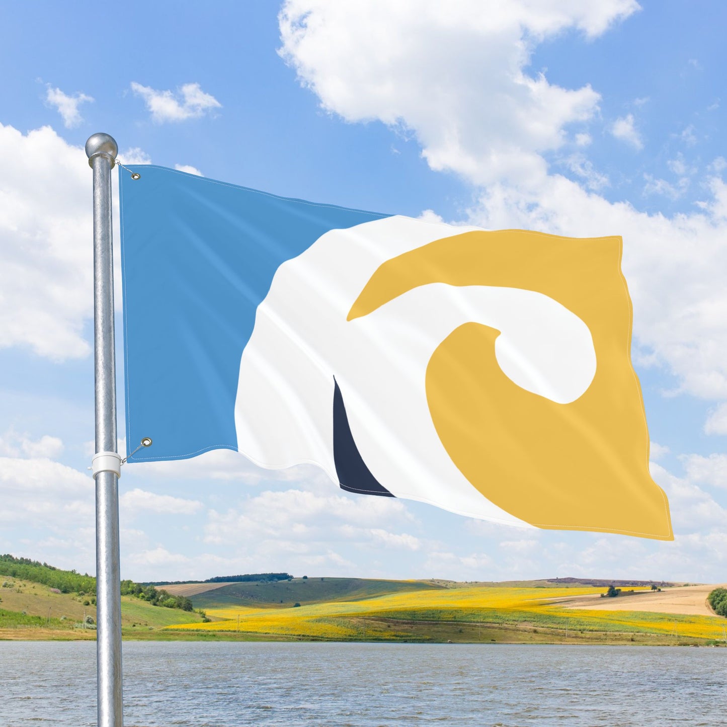 WI - Kenosha, Wisconsin Flag with Grommets