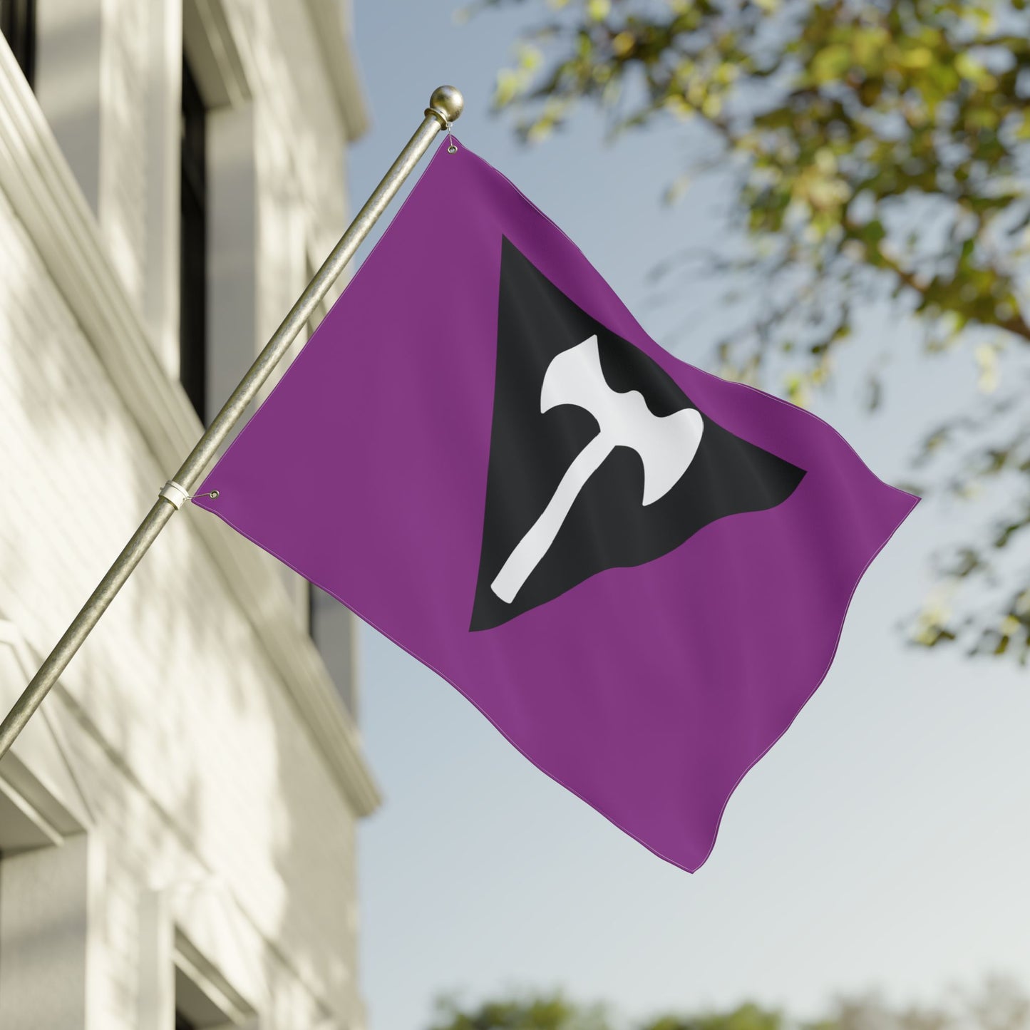 Labrys Lesbian Pride Double-Sided Flag with Grommets