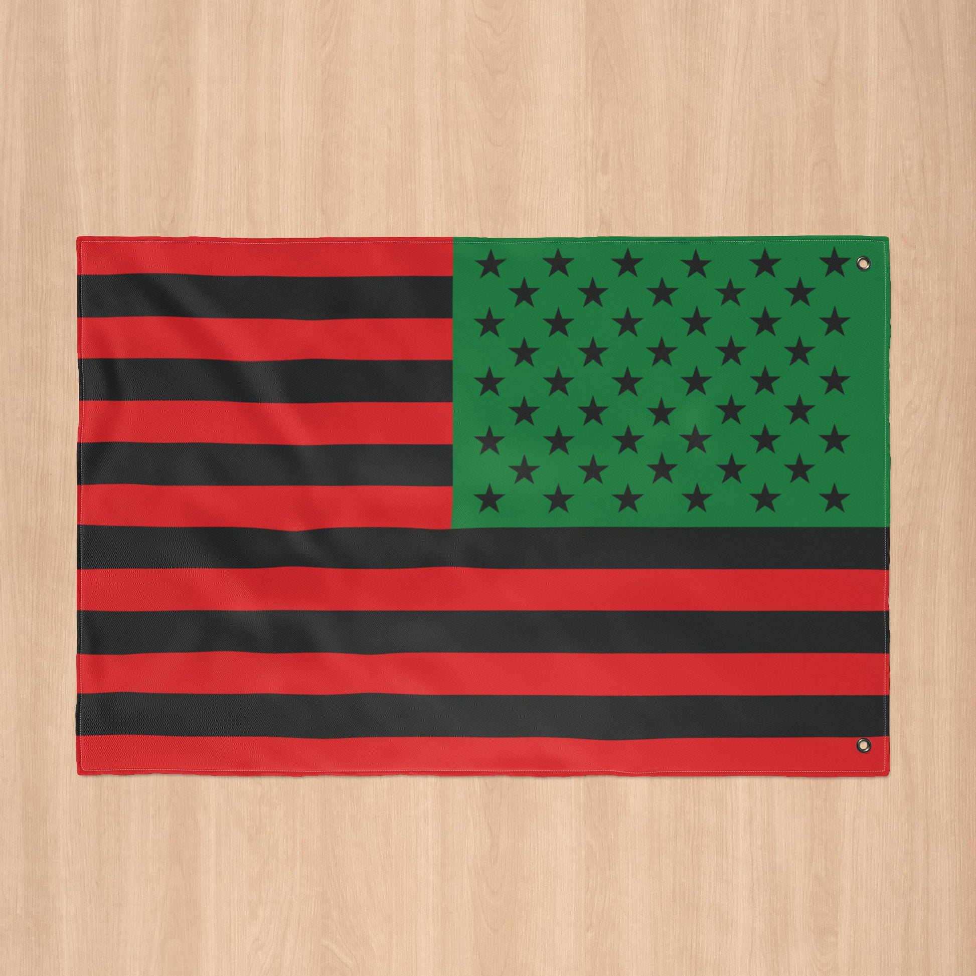 USA African American Flag with Grommets