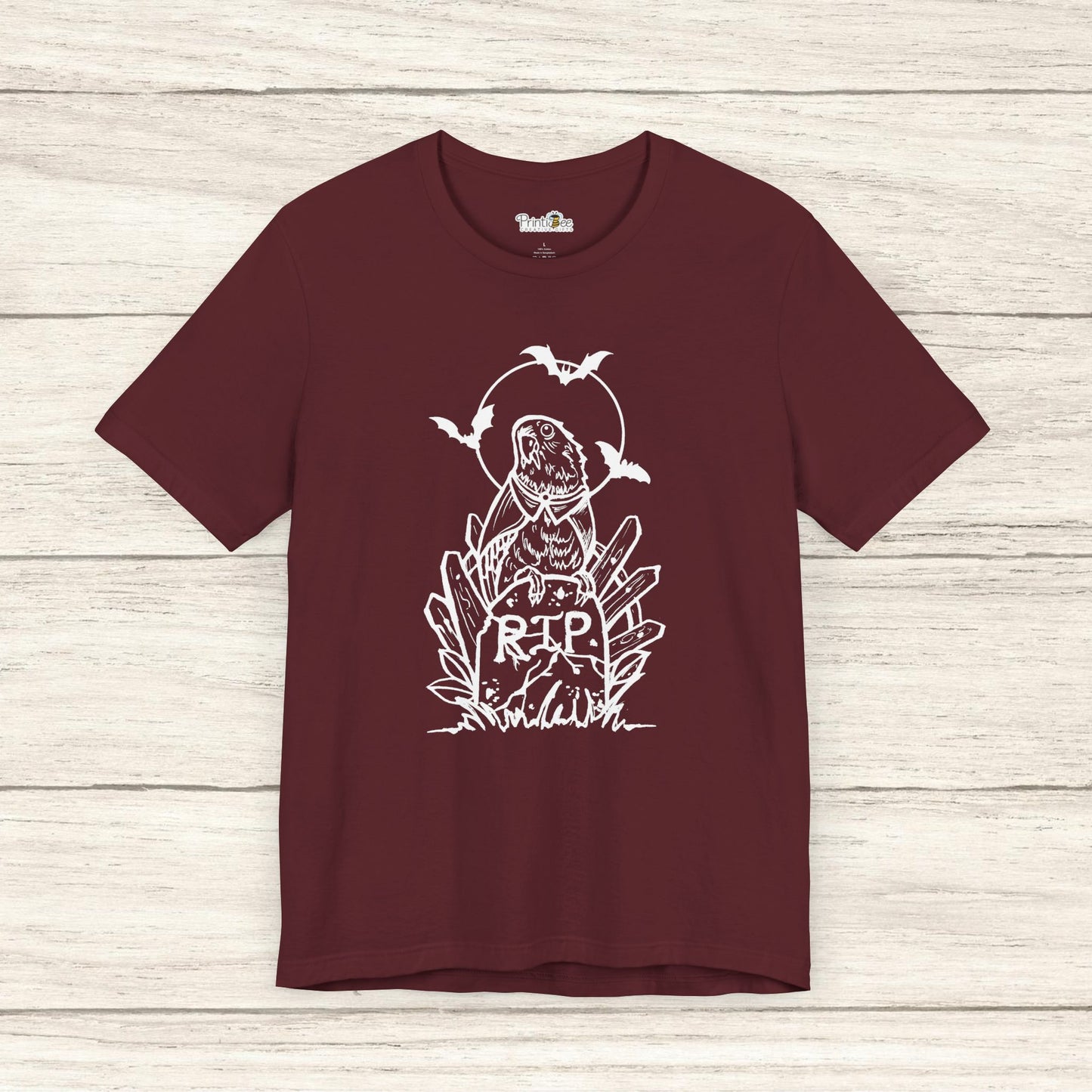 Vampire Lovebird, Line Art Tee