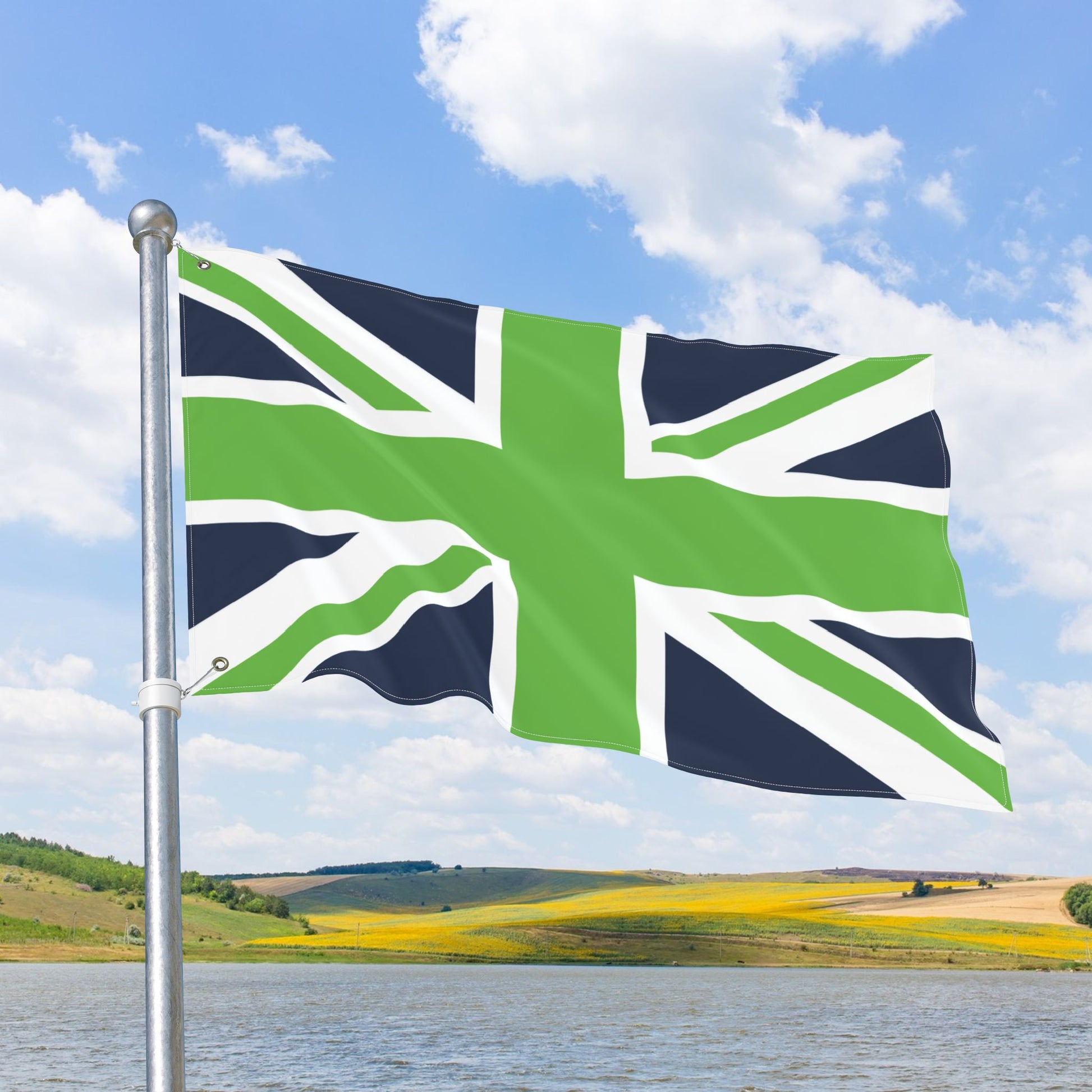 SeaJack UK Seattle WA Flag with Grommets