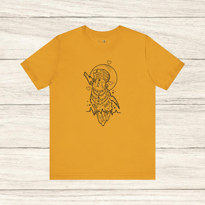 Bride of Frankenstein Lovebird, Line Art Tee