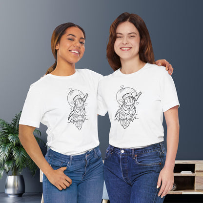 Frankenstein Lovebird, Line Art Tee