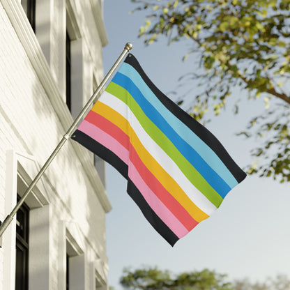 36'' × 60'' Queer Pride Flag with Grommets