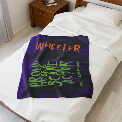 Proud to Be a Scare Actor Personalized Blanket