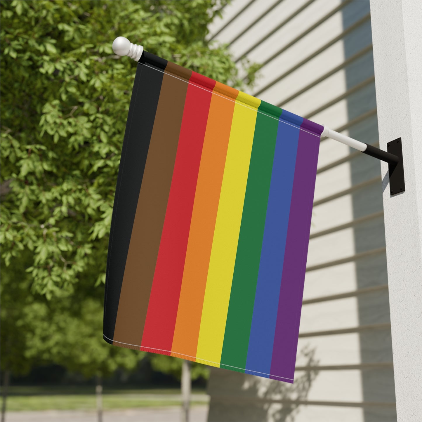 Philadelphia Philly PA Rainbow Pride Garden Banner